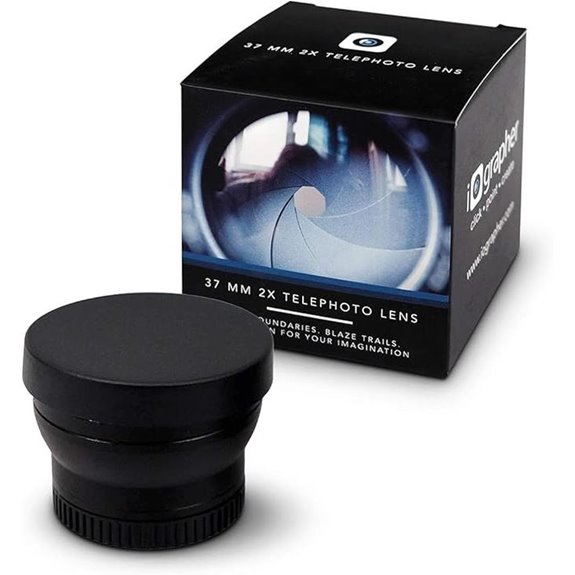 4 Best Lenses for Cinematic Video in 2026 4 iOgrapher 37mm 2X Telephoto Lens for Smartphones