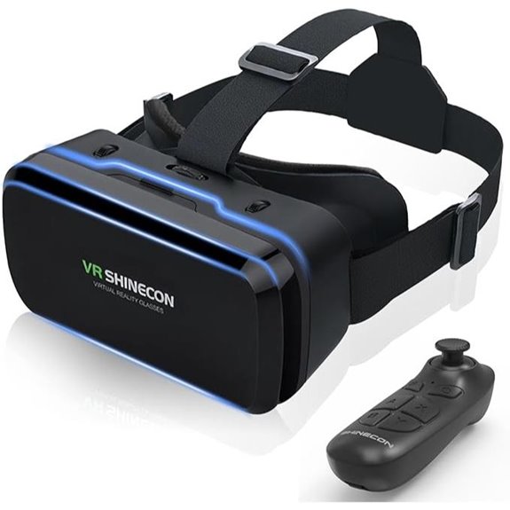 VR Headset for Smartphones with Game Controller