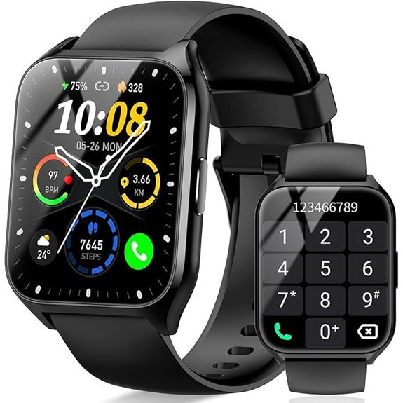 HD Smart Watch with Calls Fitness & Waterproof Features