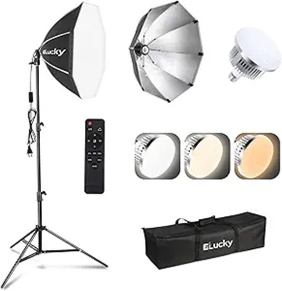 15 Best Softbox Lights for Film Production in 2026 17 20 Softbox Lighting Kit with Tripod and Remote