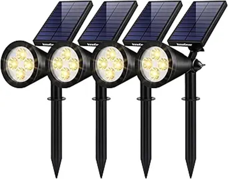 InnoGear Solar Garden Spotlights (Pack of 4)