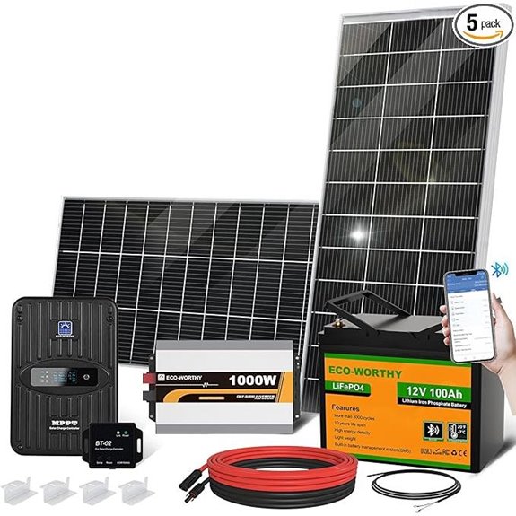 solar panel kit with battery