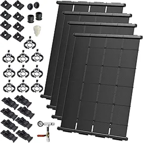 Industrial Solar Pool Heater DIY Kit with Mounting System