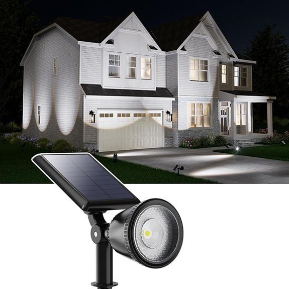 Solar Powered Outdoor LED Landscape Uplight