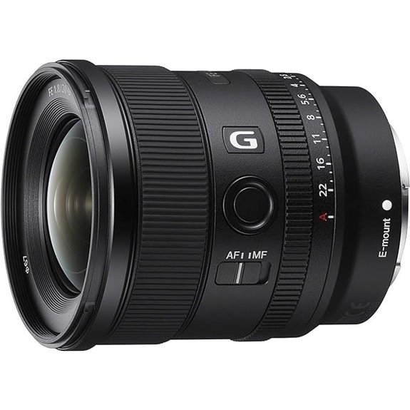 11 Best Full-Frame Lenses for Video in 2026 5 Sony FE 20mm F1.8 G Wide-Angle Prime Lens