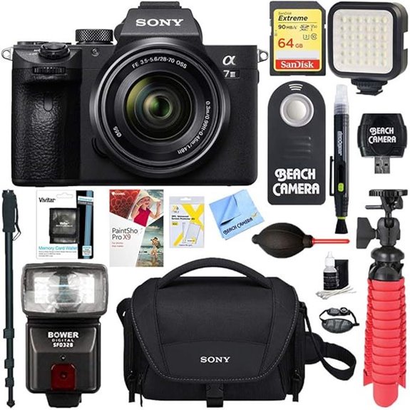 10 Best Full-Frame Cameras for Video in 2026 9 Sony a7III Mirrorless Camera Kit with 28-70mm Lens & Accessories