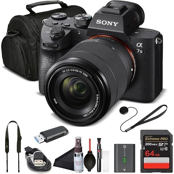 10 Best Full-Frame Cameras for Professionals in 2026: Expert Picks and Reviews 12 Sony Alpha 7 III Mirrorless Camera Kit with Accessories