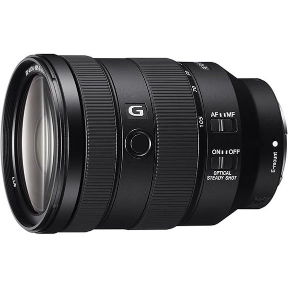 15 Best Full-Frame Lenses for Video Production in 2026 4 Sony - FE 24-105mm F4 G OSS Standard Zoom Lens (SEL24105G/2) Black