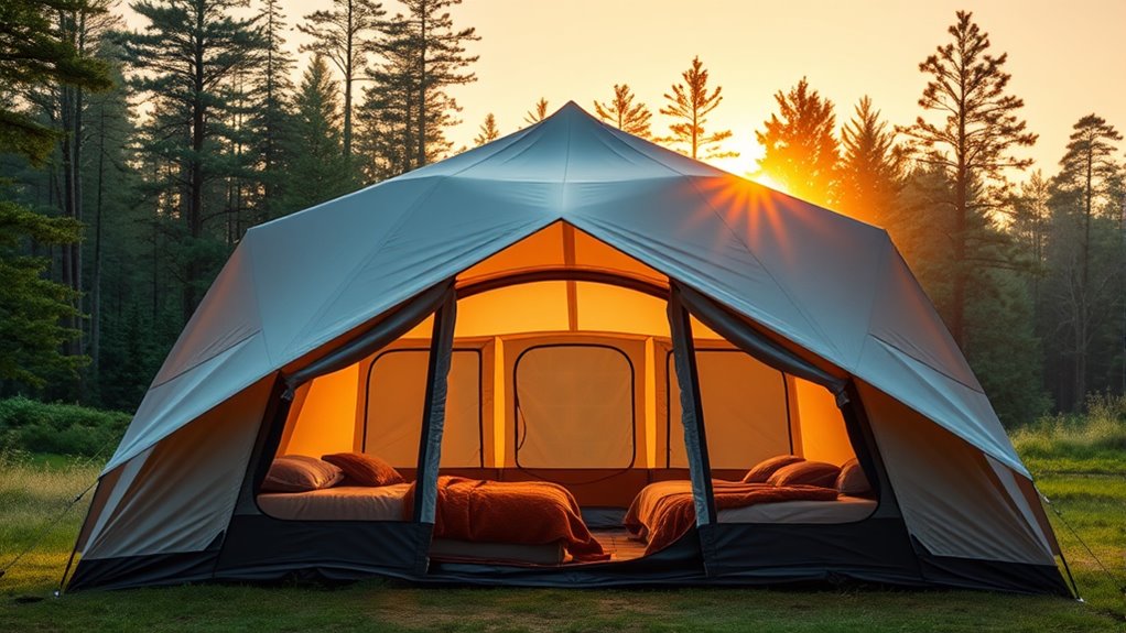 spacious weatherproof easy setup