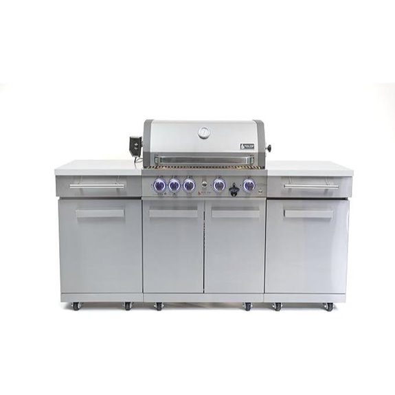 15 Best Propane Gas Grills for Your Outdoor Kitchen in 2026—Expert Picks and Reviews 12 Mont Alpi 5-Burner Stainless Steel Outdoor Gas Grill