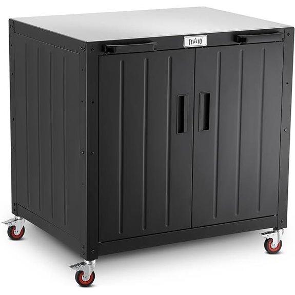 15 Best Modular BBQ Islands for a Stylish and Functional Outdoor Kitchen 12 Outdoor Grill Cart with Storage and Stainless Steel Top