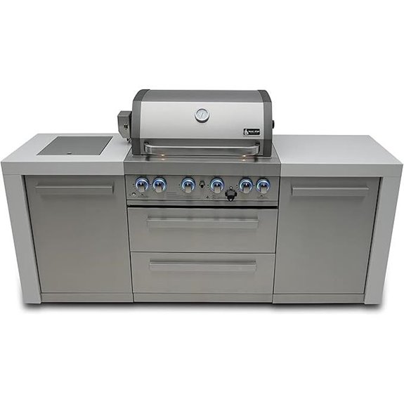 15 Best Modular BBQ Islands for a Stylish and Functional Outdoor Kitchen 16 Mont Alpi 4-Burner Stainless Steel Outdoor Kitchen Grill