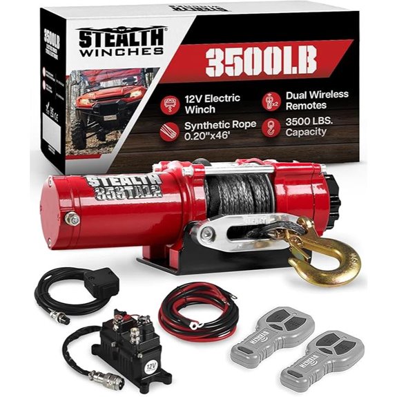 stealth 3500 lb winch