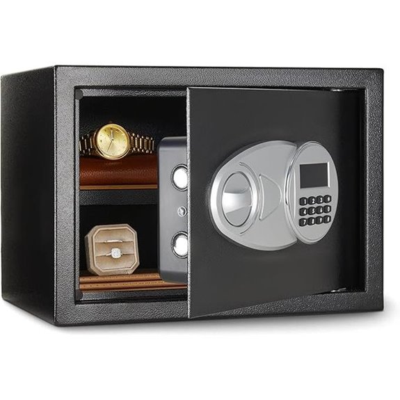 steel safe with keypad