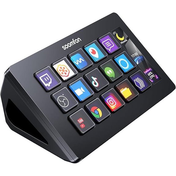 11 Best Stream Decks for VR Streaming in 2026 5 SOOMFON Stream Controller with Macro Keys for Streaming