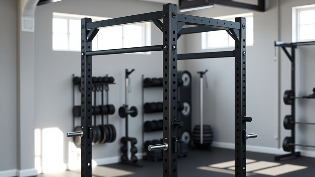 sturdy adjustable workout setup