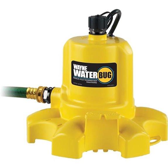 WaterBUG 1/6 HP Submersible Pump with Multi-Flo