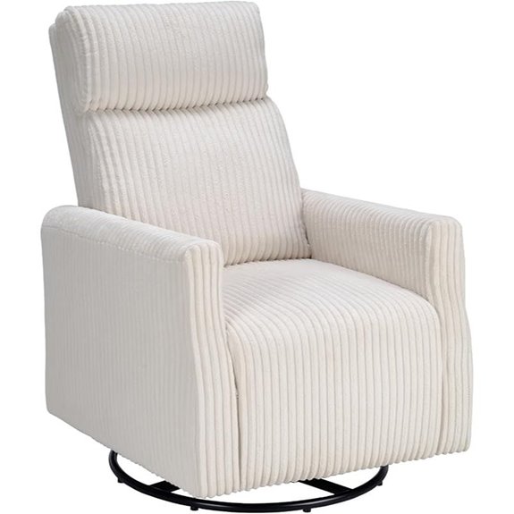 CANMOV Swivel Nursery Glider Chair