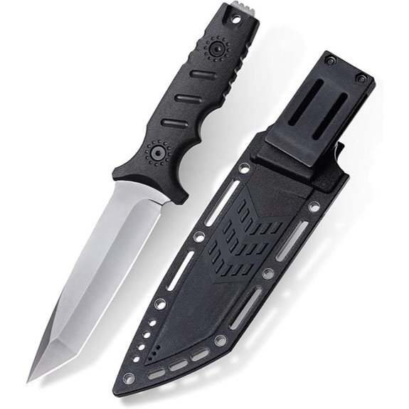 15 Best Fixed Blade Knives for 2026 That Every Survivalist Needs 4 Fixed Blade Tactical Knife with Sheath and Clip