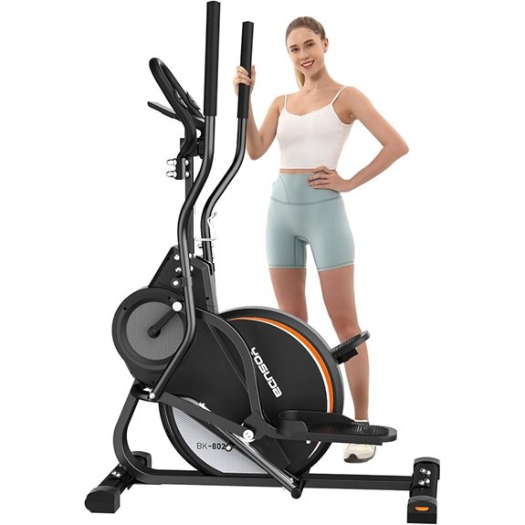 12 Best Compact Ellipticals to Maximize Your Home Workout Space 9 YOSUDA 3-in-1 Elliptical Machine with Incline