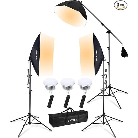 15 Best Lighting Kits for Filmmaking in 2026 5 Skytex 3-Pack Softbox Lighting Kit with LED Bulbs
