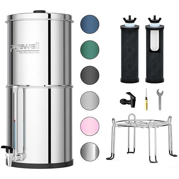15 Best Gravity Water Filters for 2026 You Can Trust 4 Purewell 3-Stage Ultra-Filtration Water Filter System