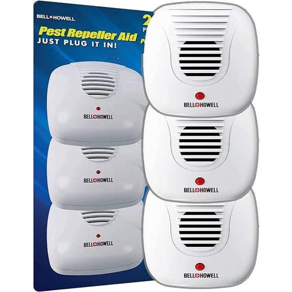 Bell + Howell Ultrasonic Pest Repeller Home Kit (3 Pack)