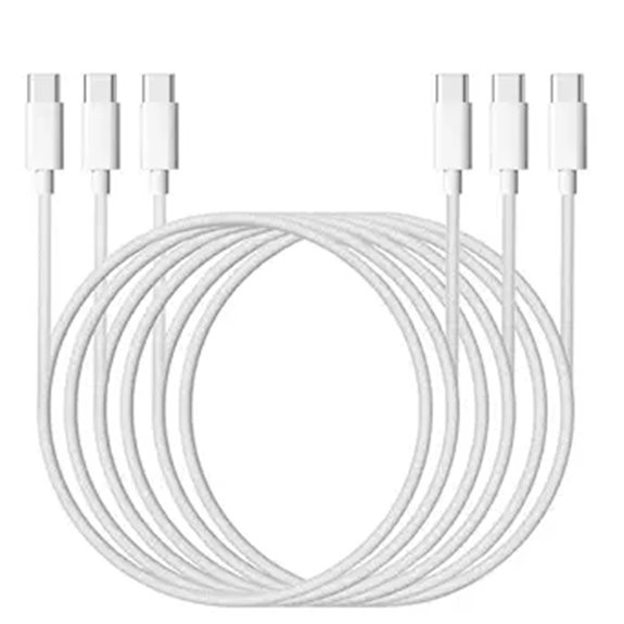 Weishan 3-Pack USB-C to C Charging Cables