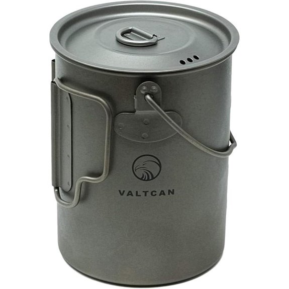 Valtcan 900ml Titanium Pot Backpacking Mug 30oz 0.95qt