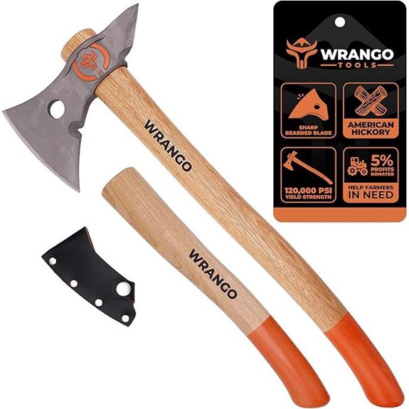 Wrango Titanium Camp Axe Set with Sheath