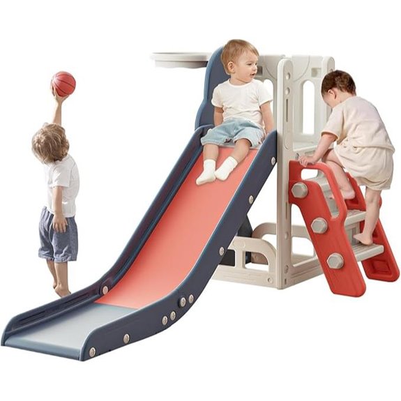 Toddler Indoor/Outdoor Climber Slide with Toys