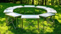top aluminum camping tables