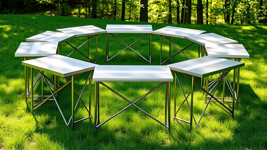 top aluminum camping tables