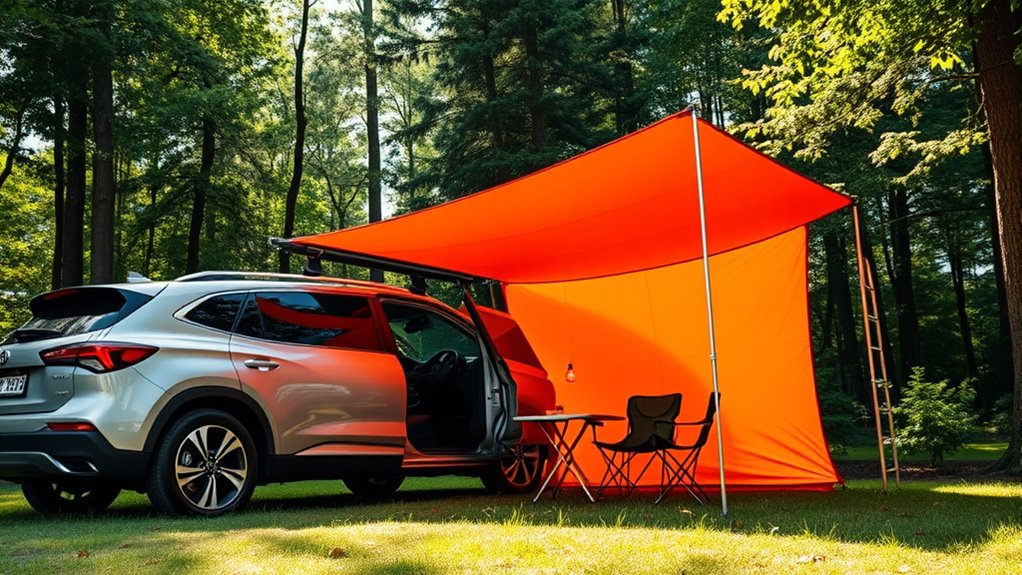 top car camping awning picks