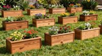 top cedar planter box selections