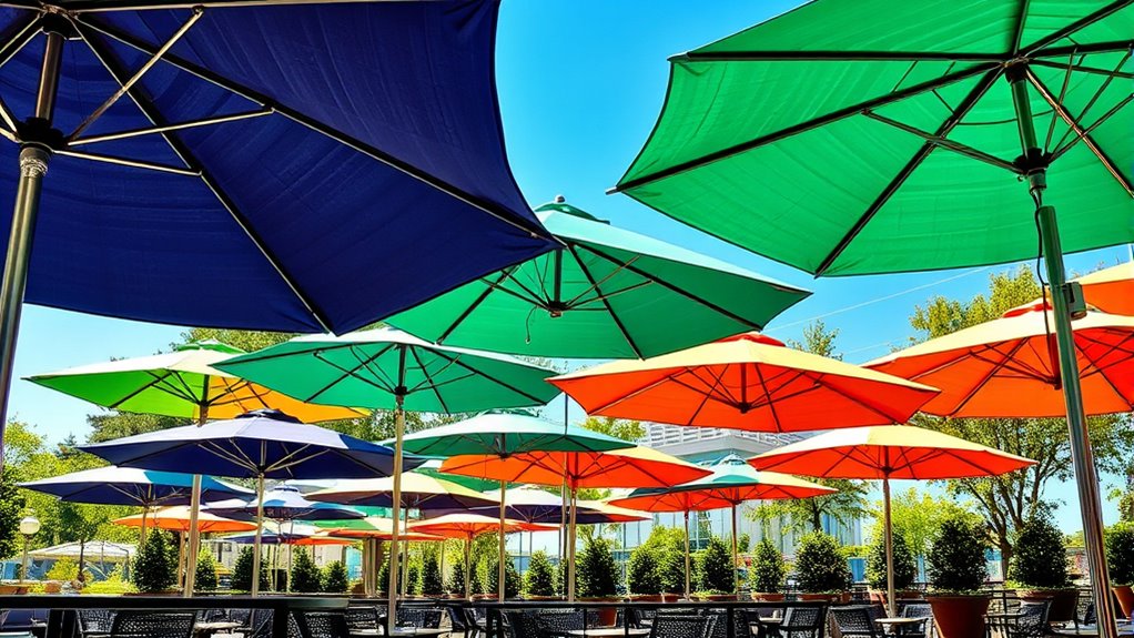 top commercial patio umbrellas