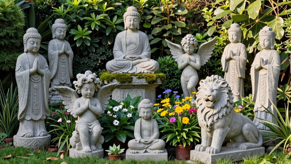 top concrete garden statues