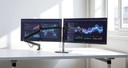 top dual monitor arms