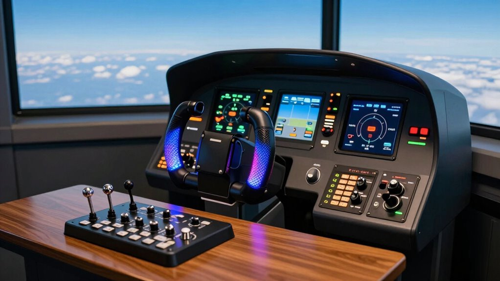 top flight sim controls