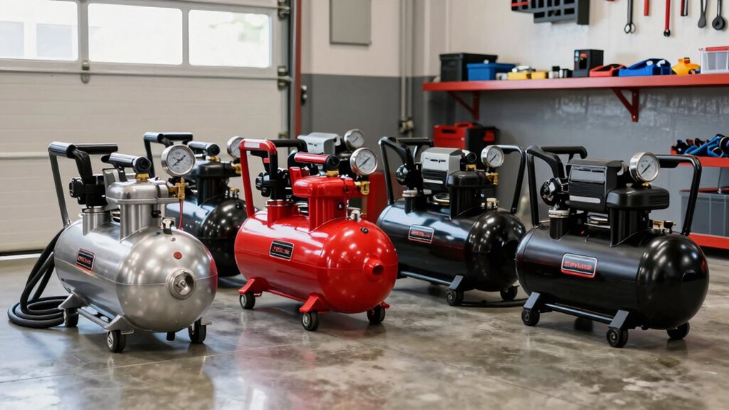 top garage air compressors