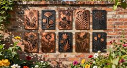 top garden wall metal decor