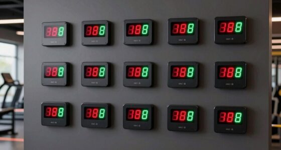 top gym timer wall mounts
