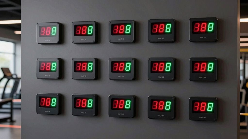 top gym timer wall mounts