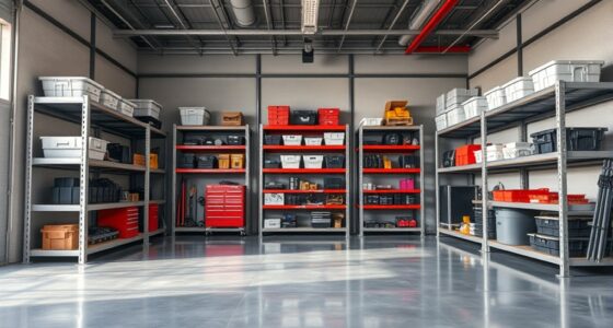top heavy duty garage shelves