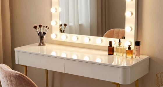 top illuminated makeup stations