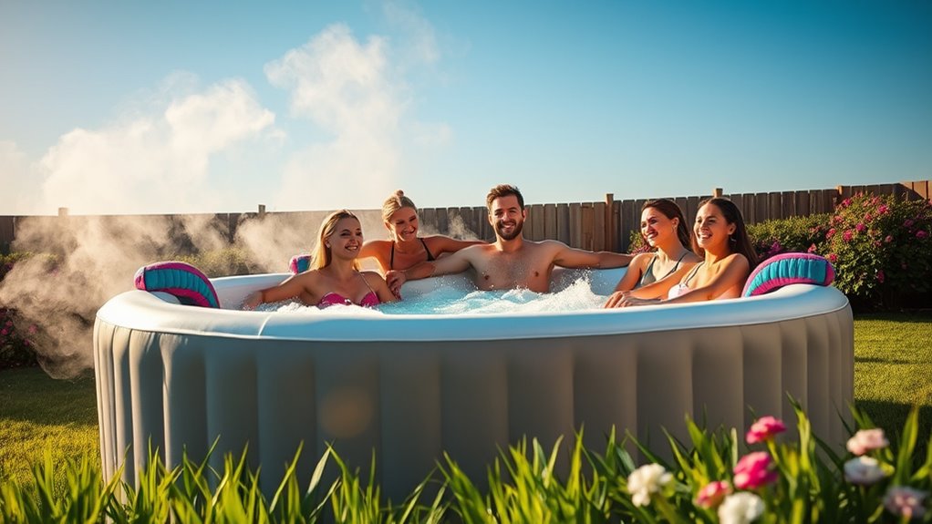 top inflatable hot tubs