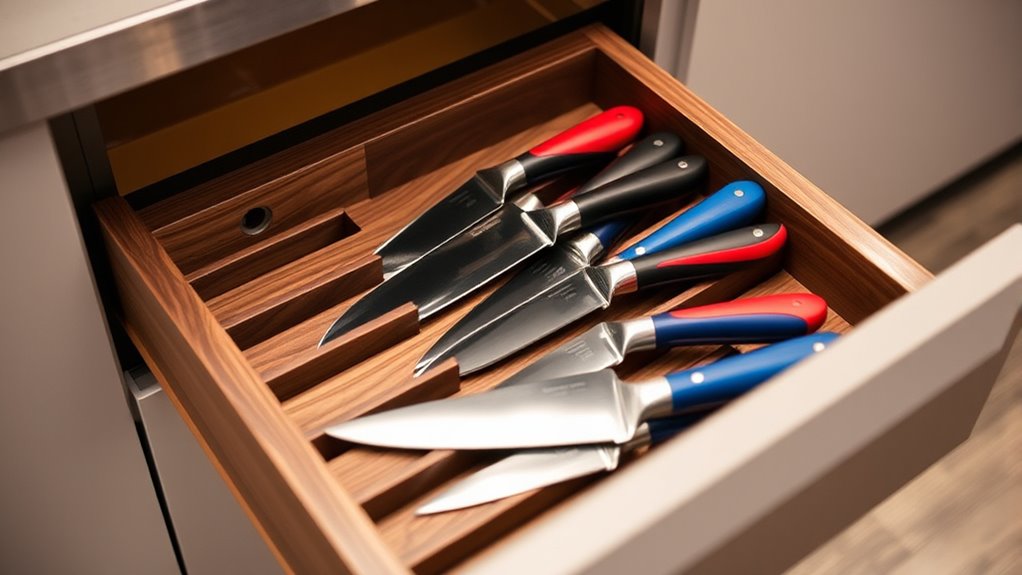 top knife drawer organizers