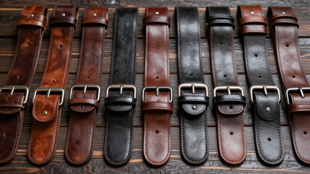 top leather lifting belts