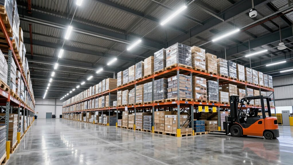 top led warehouse lighting