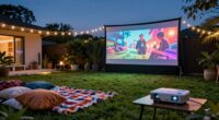 top outdoor movie projectors